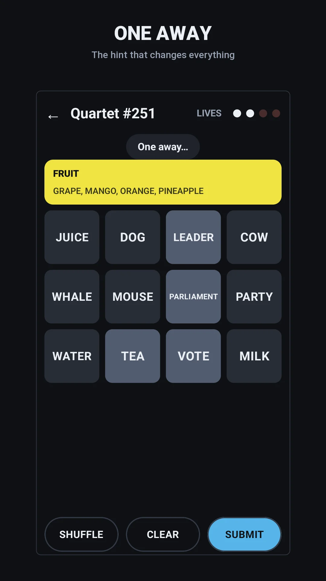 Quartet screenshot 2